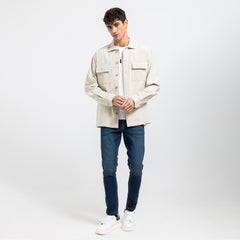 Shirt L/S Over Shirt Basic 2 Pockets-SH-221-W25