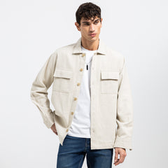 Shirt L/S Over Shirt Basic 2 Pockets-SH-221-W25