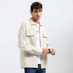 Shirt L/S Over Shirt Basic 2 Pockets-SH-221-W25