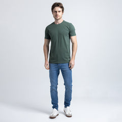 تي شيرت R عادي أساسي-TR-095-S25