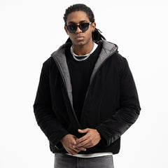 Double Face Jacket Zippered Hoodie JA-087-W26