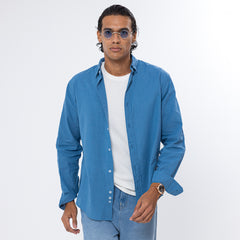Linen Shirt L/S Basic SH-566-S26