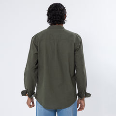 Linen Shirt L/S Basic SH-566-S26
