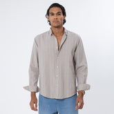 Linen Shirt L/S Striped SH-564-S26