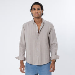 Linen Shirt L/S Striped SH-564-S26