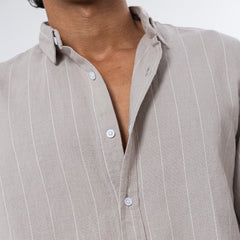 Linen Shirt L/S Striped SH-564-S26