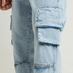 بنطلون جينز واسع الساق - JN-913-W25