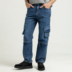 بنطلون جينز واسع الساق - JN-913-W25