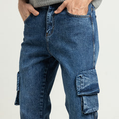 بنطلون جينز واسع الساق - JN-913-W25