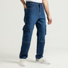 بنطلون جينز واسع الساق - JN-913-W25