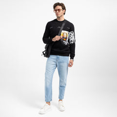 SWEAT SHIRT ROUND PRINT RO-08-W26