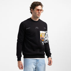 SWEAT SHIRT ROUND PRINT RO-08-W26