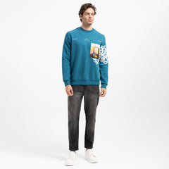 SWEAT SHIRT ROUND PRINT RO-08-W26