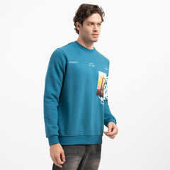 SWEAT SHIRT ROUND PRINT RO-08-W26