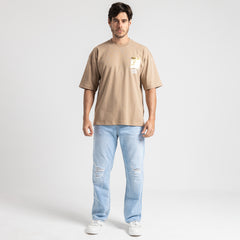 تي شيرت مطبوع مقاس كبير - TR-236