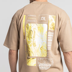 تي شيرت مطبوع مقاس كبير - TR-236