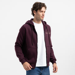 SWEAT SHIRT ZIPPER PRINTED ZIP-05-W26