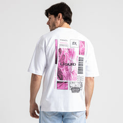 تي شيرت مطبوع مقاس كبير - TR-236