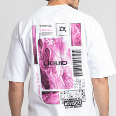 تي شيرت مطبوع مقاس كبير - TR-236