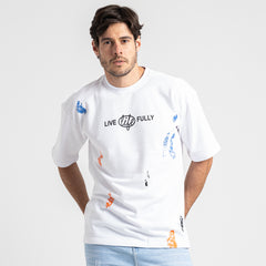 T.Shirt R Over Size Printed-TR-248