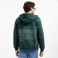 SWEAT SHIRT ZIPPER PRINTED ZIP-05-W26