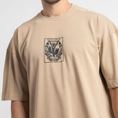 T.Shirt R Over Size Printed-TR-185-B
