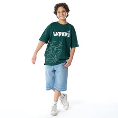 T.Shirt R Print Ov S K KTR-08-S26