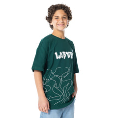 T.Shirt R Print Ov S K KTR-08-S26