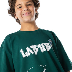 T.Shirt R Print Ov S K KTR-08-S26