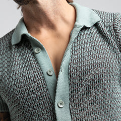 تي شيرت بأزرار تريكو أساسي - TST-38-S25