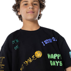 T.Shirt R Print Ov S K KTR-09-S26