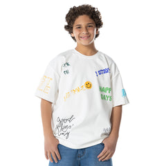 T.Shirt R Print Ov S K KTR-09-S26