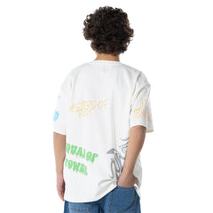 T.Shirt R Print Ov S K KTR-09-S26