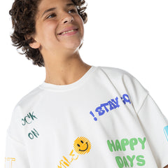 T.Shirt R Print Ov S K KTR-09-S26