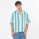 Shirt S/S Striped Box Fit SH-577-S26