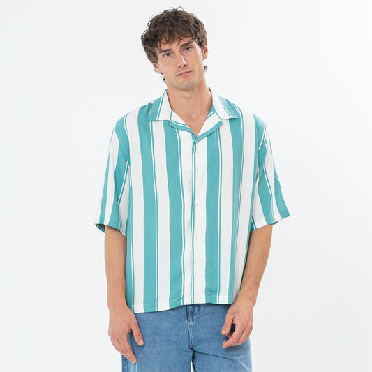 Shirt S/S Striped Box Fit SH-577-S26