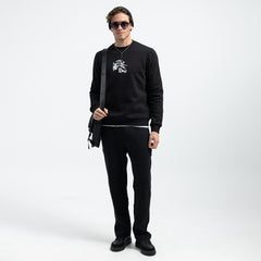 SWEAT SHIRT ROUND PRINT RO-011-W26