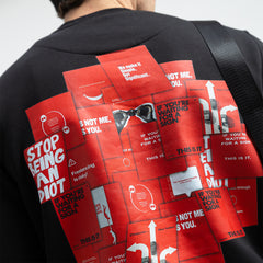 SWEAT SHIRT ROUND PRINT RO-011-W26