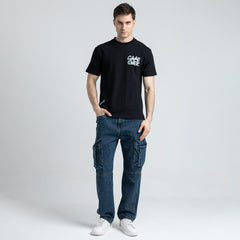 تي شيرت R مطبوع مريح TR-041-S25