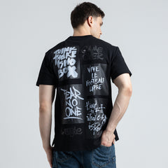 تي شيرت R مطبوع مريح TR-041-S25