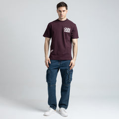 تي شيرت R مطبوع مريح TR-041-S25