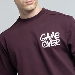 تي شيرت R مطبوع مريح TR-041-S25