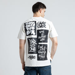 تي شيرت R مطبوع مريح TR-041-S25