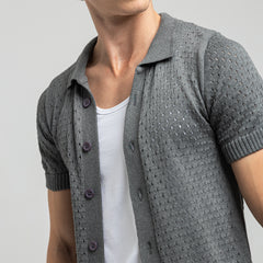 قميص S/S بأزرار تريكو TST-46-S25