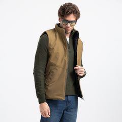 Double Face Vest Zipper Basic-VST-076-W26