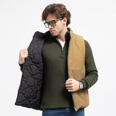Double Face Vest Zipper Basic-VST-076-W26