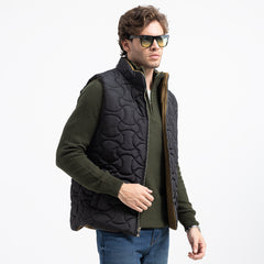 Double Face Vest Zipper Basic-VST-076-W26