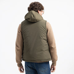 Double Face Vest Zipper Basic-VST-078-W26