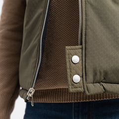 Double Face Vest Zipper Basic-VST-078-W26