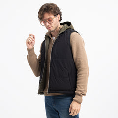 Double Face Vest Zipper Basic-VST-078-W26